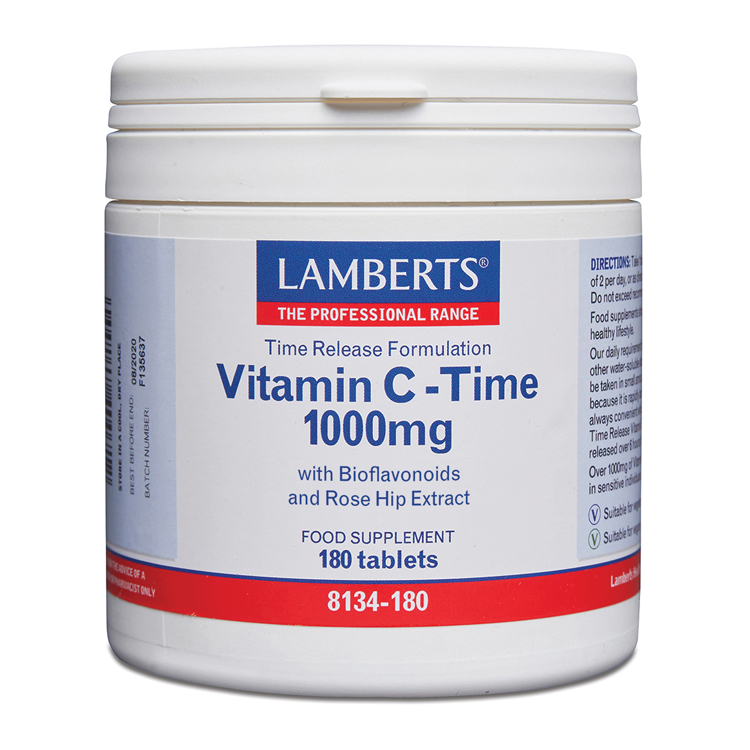 Lamberts Vitamin C Time Release 1000mg 180 tabs